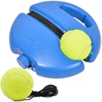 Tenis Entrenador Entrenador De Tenis- Pelota De Tenis En Solitario Tren Rebote Rebote Placa Base Con Las Bolas De…